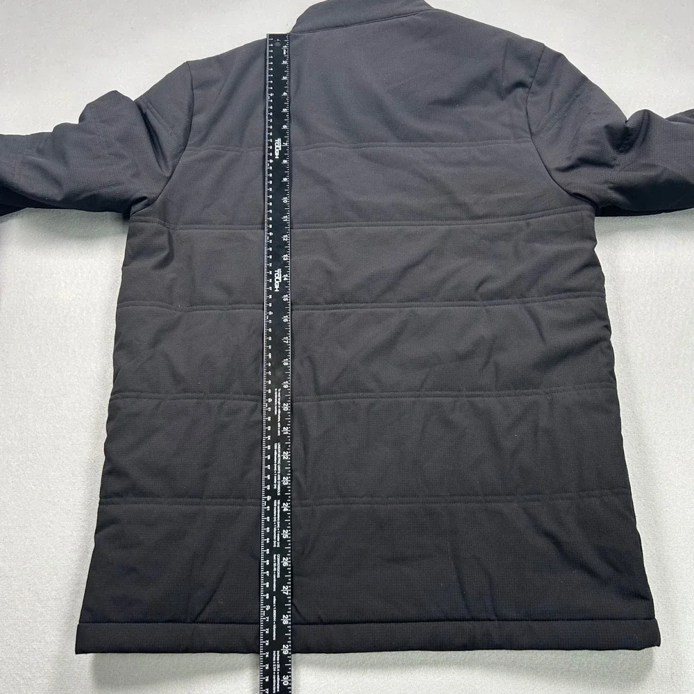TravisMathew Mens Black Palisades‎ Quilted Puffer Jacket Full Zip Style Size M